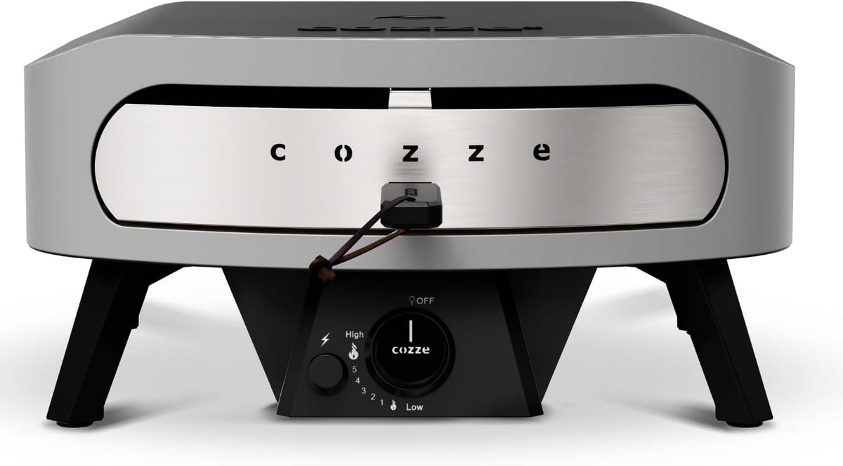 Cozze® | 17" CLASSIC Pizzaoven Gas 30mbar | Inclusief Cordierite Pizzasteen | Automatische Ontsteking | Thermometer | Grote Capaciteit