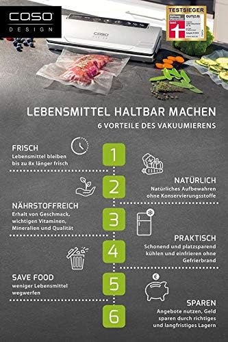 Vacuümsealer – Vacuümverpakkingsmachine – Vakuümzakkenpomp – Food Sealer – Voedselverpakkingsmachine – Krachtige Vacuümpomp 70 L/min – Dubbele Lasnaad & Instelbare Vacuüm- en Lasduur