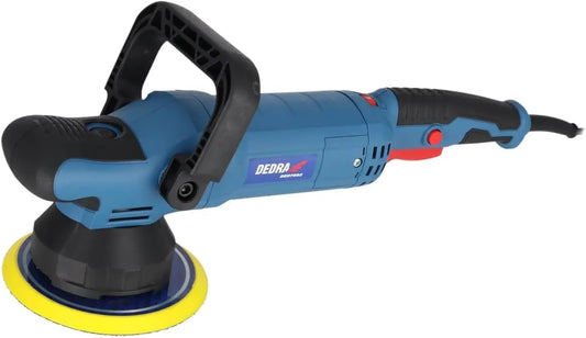 Excentrische Rotatiepolijstmachine – Excenterpolijstmachine, Poetsmachine, Polijstmachine, Polijstapparaat – 900 W Vermogen – 150 mm Schijf, Zachte Start