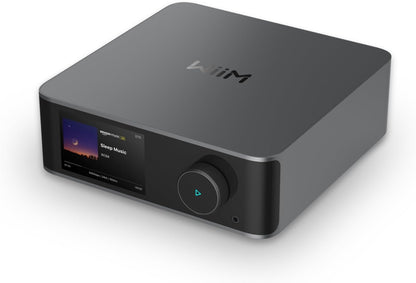 WiiM Ultra Music Streamer & Digitale Voorversterker | 3,5" Touchscreen, Compatibel met GoogleCast & Alexa, Stream Spotify, Amazon Music, Tidal | HDMI ARC,Phono-ingang & Koptelefoonuitgang | Space Grey
