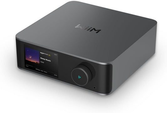 WiiM Ultra Music Streamer & Digitale Voorversterker | 3,5" Touchscreen, Compatibel met GoogleCast & Alexa, Stream Spotify, Amazon Music, Tidal | HDMI ARC,Phono-ingang & Koptelefoonuitgang | Space Grey