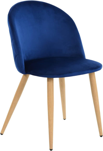 HOMYLIN Eetkamerstoel, fluweel, 56x50x79cm
