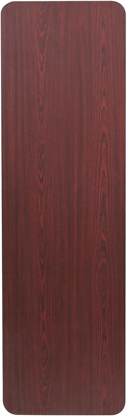 Flash Furniture 5-voet mahonie melamine laminaat vouwtafel 18 'x 60'