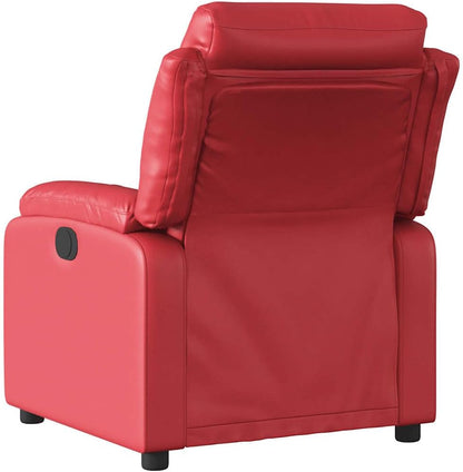 Relaxfauteuil – Relaxstoel – Ligstoel – Fauteuil – Tv-stoel – Verstelbaar Tot 135° – Hoogwaardig Kunstleer Rood
