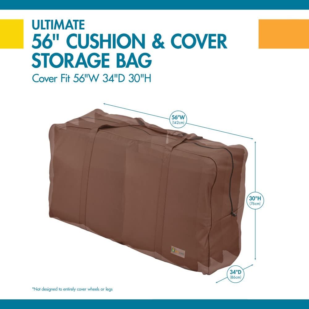 Eend Covers Ultimate Patio Kussen Opbergtas, 58" L x 36" B x 30" H