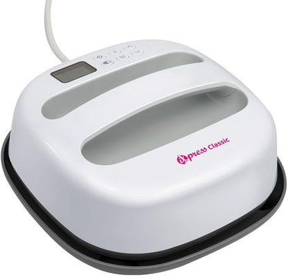 plottiX PL0301014 iXpress Classic 2-transferpers, 22,5 x 22,5 cm, metaal, wit, compact