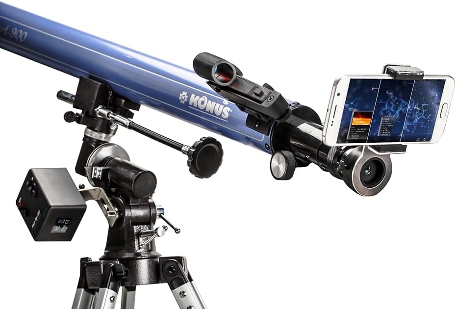 Konus KONUSTART-900B, refractortelescoop met statief Unisex Volwassenen, Blauw, Maat D.60 / Size F.900