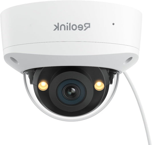 Reolink First 12MP Vandalproof PoE Security Camera, 145° Wide Viewing Angle, With Color Night Vision, Two-Way Audio, Smart Person/Vehicle/Animal Detection, IP67 Weatherproof RLC-1240A - QUORE