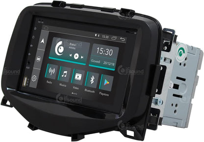 Autoradio Toyota Aygo – Multimedia Systeem – Navigatie Unit – Auto Receiver – Infotainment Systeem – 6,2 Inch Touchscreen – Bluetooth & WiFi Connectivity