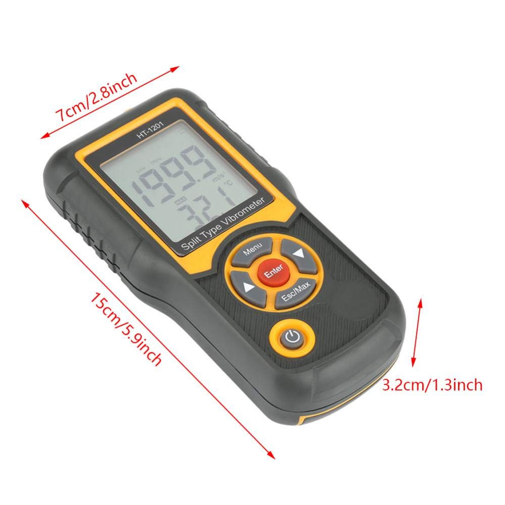 Digitale Trillingsmeter – Vibratiemeter – Vibration Tester – Machine Trillingsmeter – Motor Trillingsmeter – Nauwkeurige Meetwaarden – LCD Display