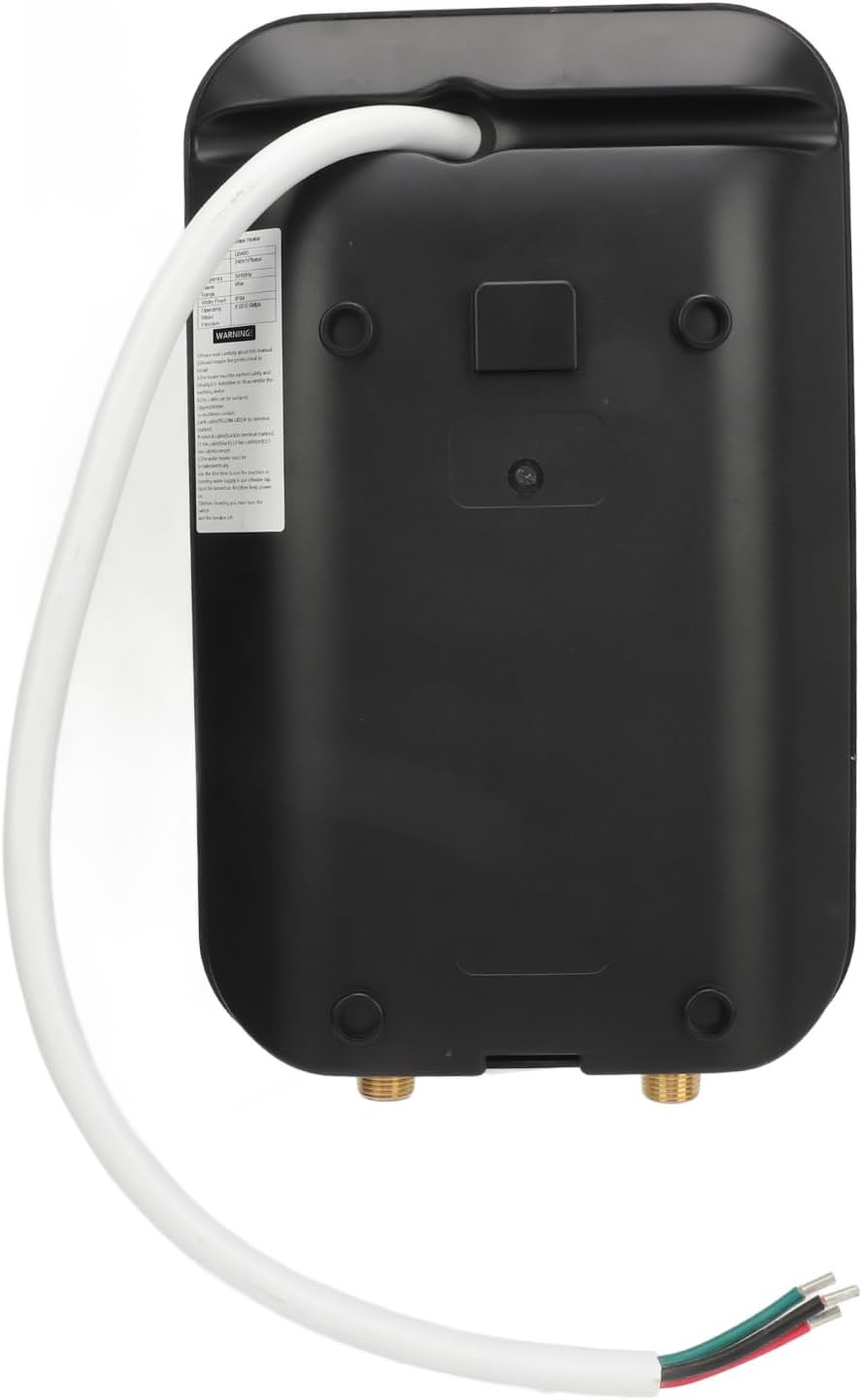 9KW Elektrische Tankless Doorstroomverwarmer, Automatische Constante Temperatuur Mini-warmwaterverwarmer met Scherm voor Thuiskeuken en Badkamer