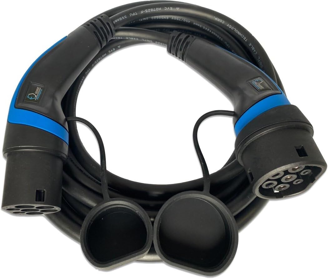 EV Expert Premium oplaadkabel type 2 | 32A | 1-3fase | 5-8 meter (1-fase / 5 meter)
