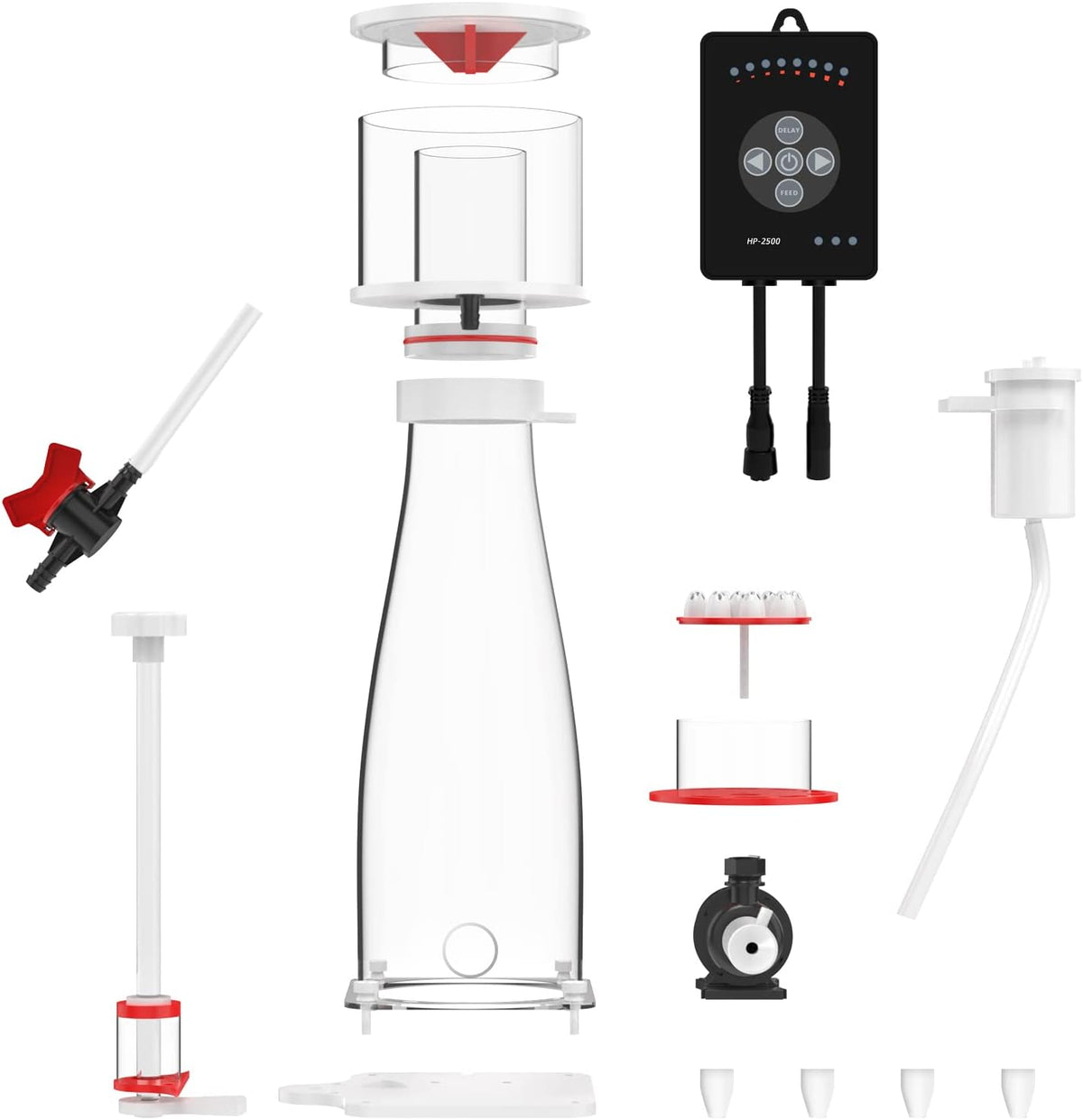 MagTool Aquarium in-Sump DC Protein Skimmer, met regelbare DC Pinwheel pomp voor maximaal 30-120 Gal Reef Tank (N130 Plus)