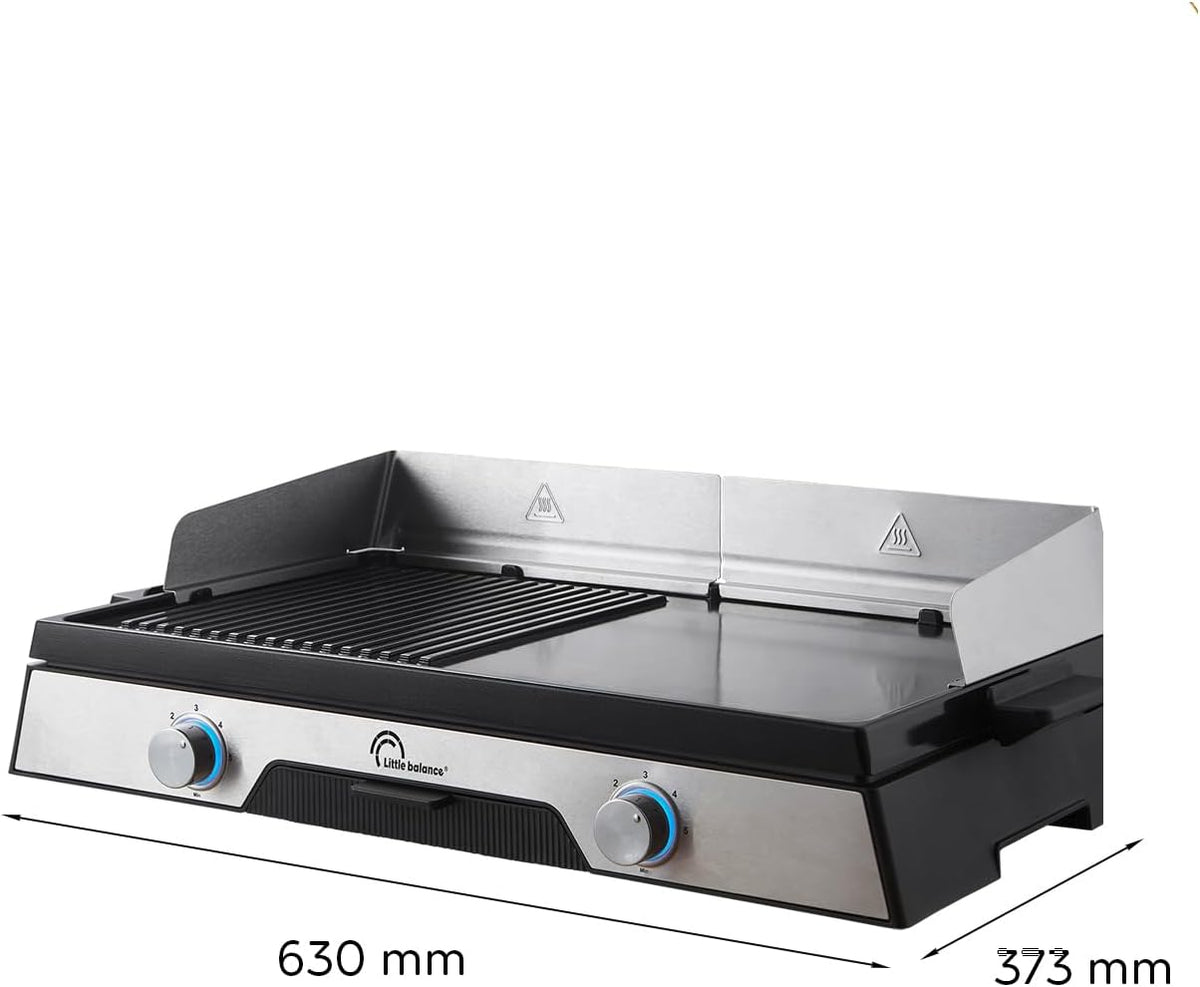 Innov 2200 Elektrische grillplaat - LITTLE BALANCE - 8735 - PFAS-vrij microkeramiek