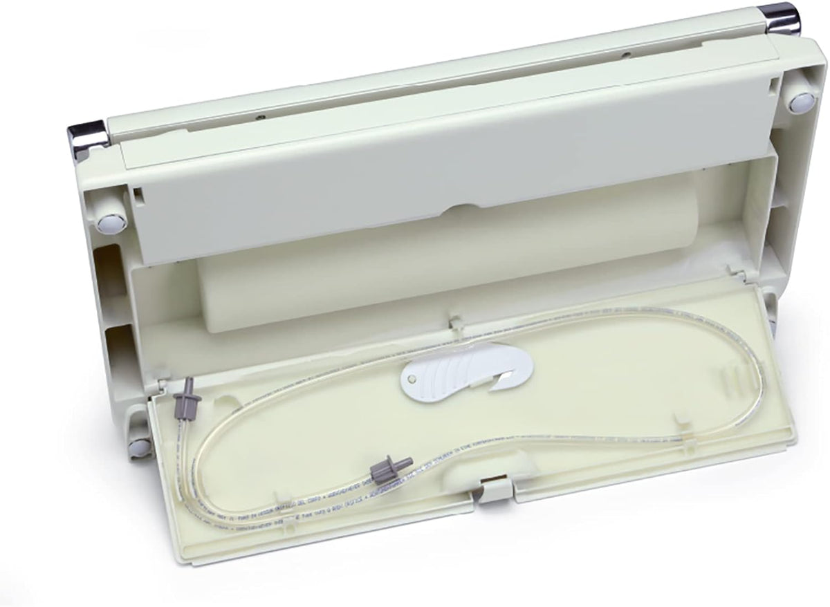 Magic Vac, Axolute Vacuümmachine voor levensmiddelen, multifunctioneel, professioneel, voor vacuümzakken en koken, met krachtige motor en vacuümset, gepatenteerd, gemaakt in Italië, wit