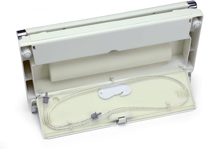 Magic Vac, Axolute Vacuümmachine voor levensmiddelen, multifunctioneel, professioneel, voor vacuümzakken en koken, met krachtige motor en vacuümset, gepatenteerd, gemaakt in Italië, wit