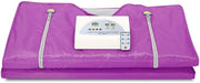 Sauna Deken - 650W - 220V - 60Hz - extern PU - intern PVC - Stress - Pijnverlichting - Fibromyalgie - Reuma - Infraroodtherapie - Ontspanning - Paars - QUORE
