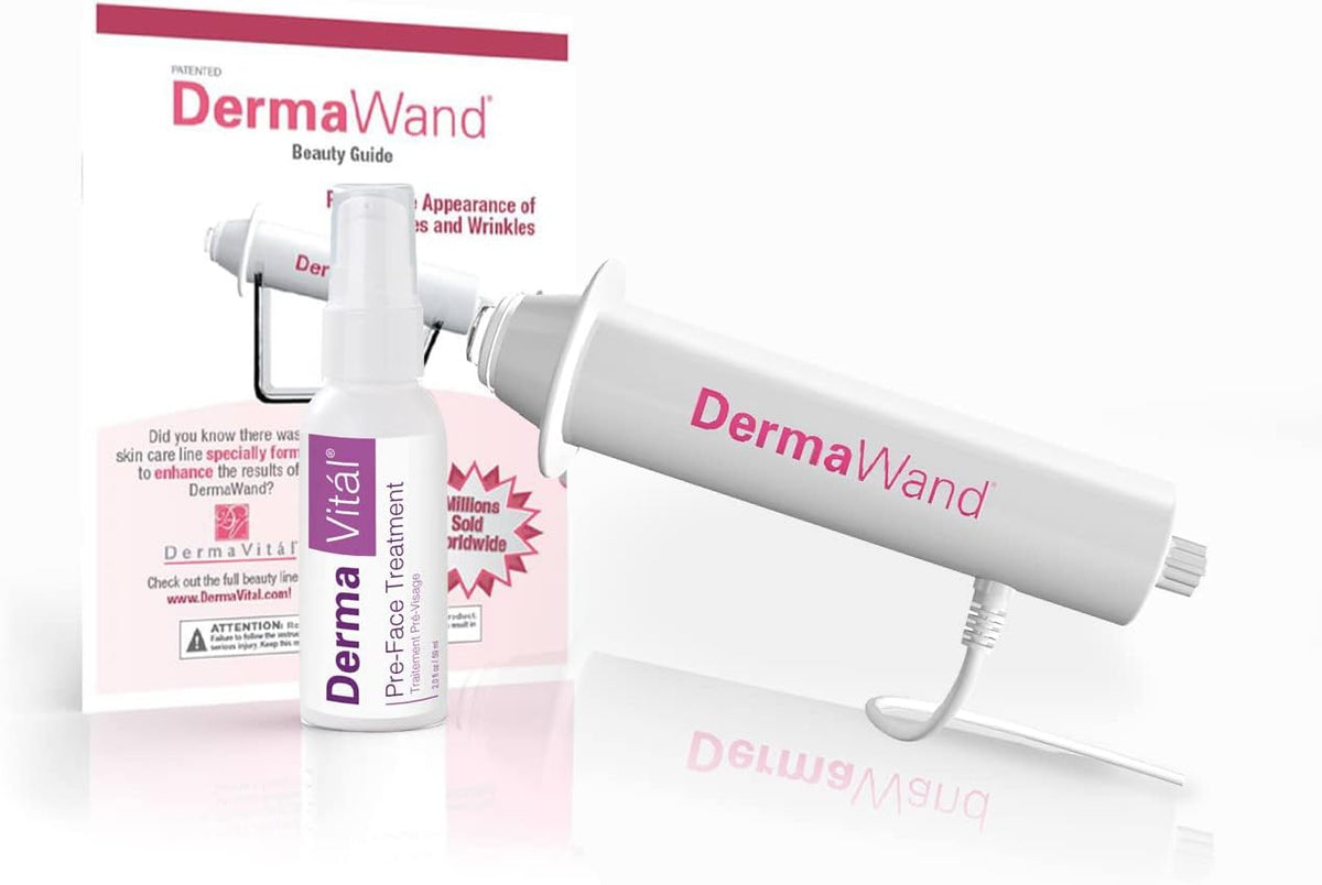 Dermawand, anti-aging systeem met vochtinbrengende crème om rimpels te verminderen, (UK-stekker; compatibiliteit met Duitse systemen niet gegarandeerd).