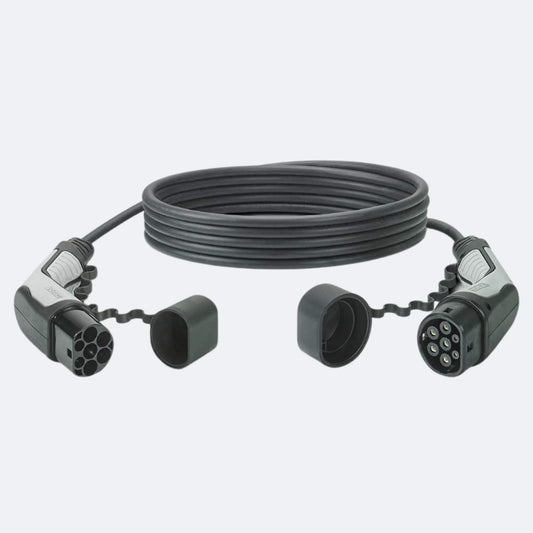 Phoenix Contact Super Duitse EV oplaadkabel type 2 - type 2 (Mennekes) | 32 A | 1-3 fase | lengte 4-5 - 7 M | 22 kW + compacte tas
