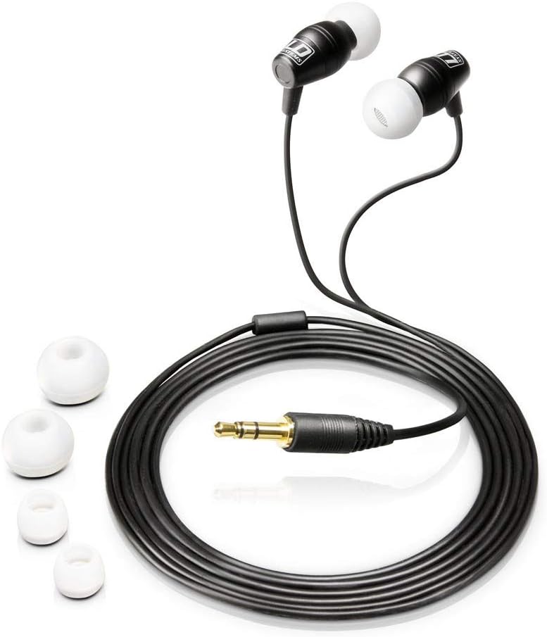 Draadloos in-ear monitorsysteem – In-ear monitoringssysteem – Draadloos monitorsysteem – In-ear monitoring systeem – Monitorset – Zwart – 96 UHF-kanalen – Mono- en stereo-modus