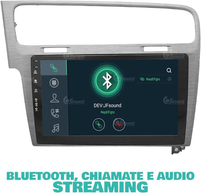 Autoradio Volkswagen Golf 7 – Multimedia Speler – Navigatiesysteem – Car Stereo – Touchscreen Radio – 10 Inch Display – Android Auto & Apple CarPlay – Bluetooth & WiFi Connectivity