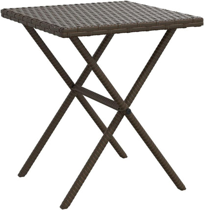 Ligbedden – Tuinstoelen – Loungestoelen – Zonnebedden – Buitenligbedden – Set Van 2 – Bruin Poly Rattan – Verstelbare Rugleuning