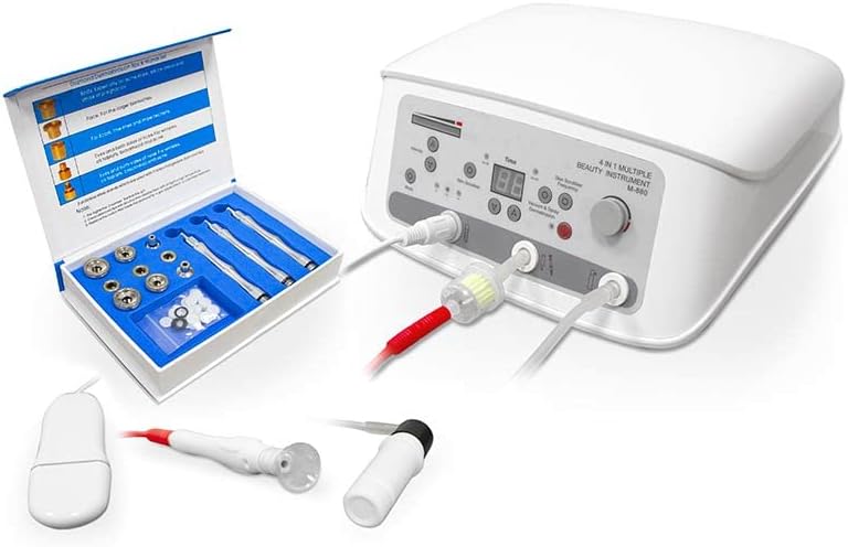Professionele Microdermabrasie Machine 4-In-1 – Microdermabrasie Apparaat – Gezichtsbehandeling – Huidverzorgingsapparaat – Peeling Apparaat – Diamanttechnologie – 80-100 W