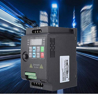 VFD Inverter frequentieomvormer, SKI780 Mini VFD 1/3 fasen frequentieomvormer voor spindelmotor toerentalregeling 220 V / 380 V, 0,75/1,5/2,2 KW (220 VAC, 0,75 KW)