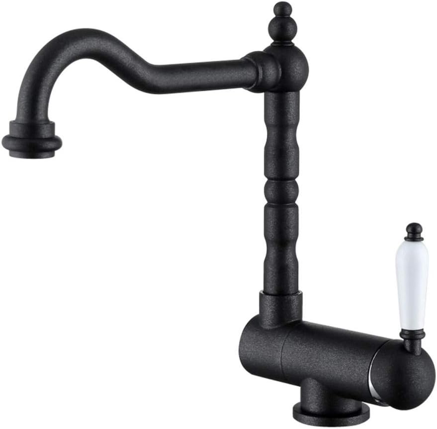 Antieke Europese keuken zonder raam, gootsteen, warm en koud, waterafvoer, kranen, binnenraam, koper, zwart, kranen, vouwkranen, omkeerbaar, plat, raamkranen@Pearl Black