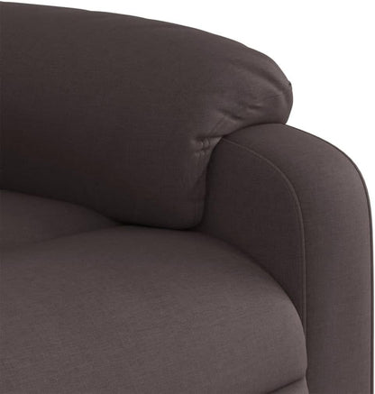 vidaXL Armchair adjustable fabric dark brown, recliner chair, recliner chair, armchair, armchair, lazy chair, tv chair, stand chair, recliner chair