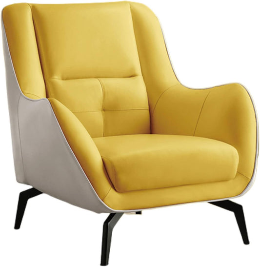 Fauteuil – Armstoel – Leunstoel – Lounge Stoel – Relaxstoel – Hoge Rugleuning – Ademend Stof – Inclusief Voetsteun – Compact Design – Patchwork Bekleding