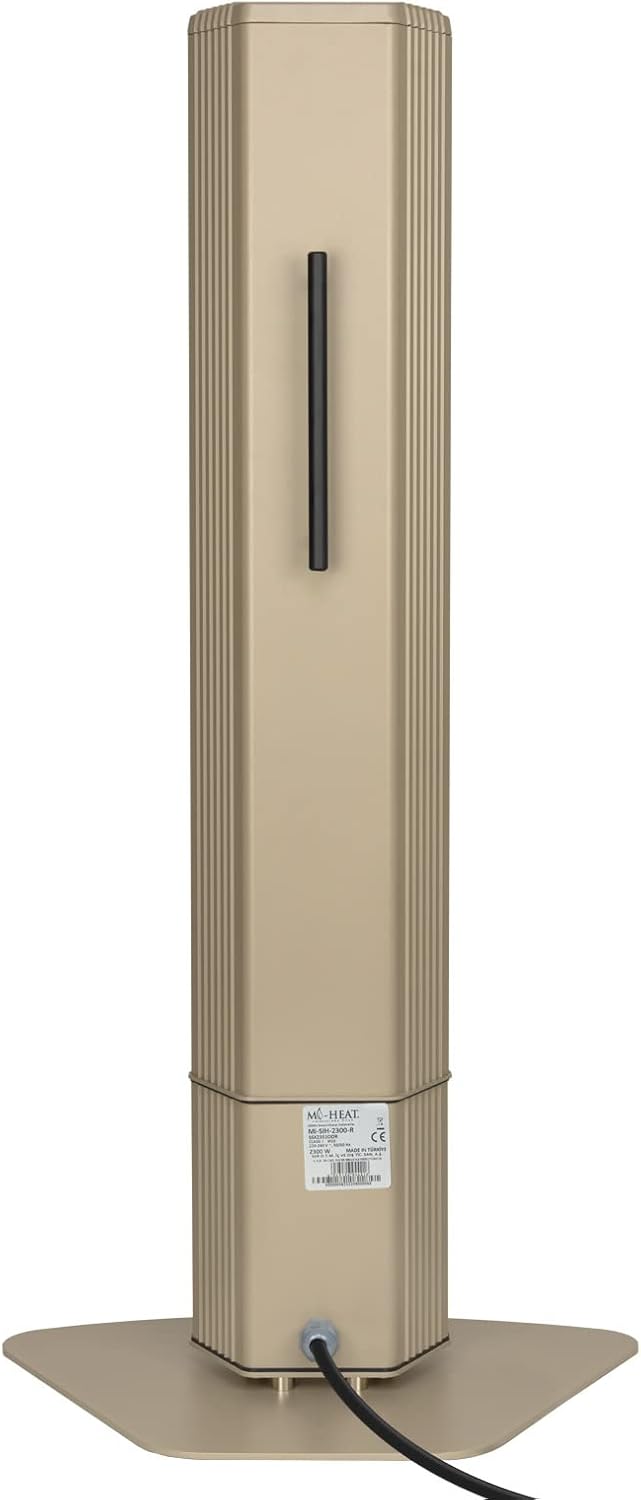 Mi-Heat SIH-2300R Infrarood staande warmtestraler, 2300 watt, 4 warmtestanden, afstandsbediening, volledig metalen behuizing, IP65 outdoor