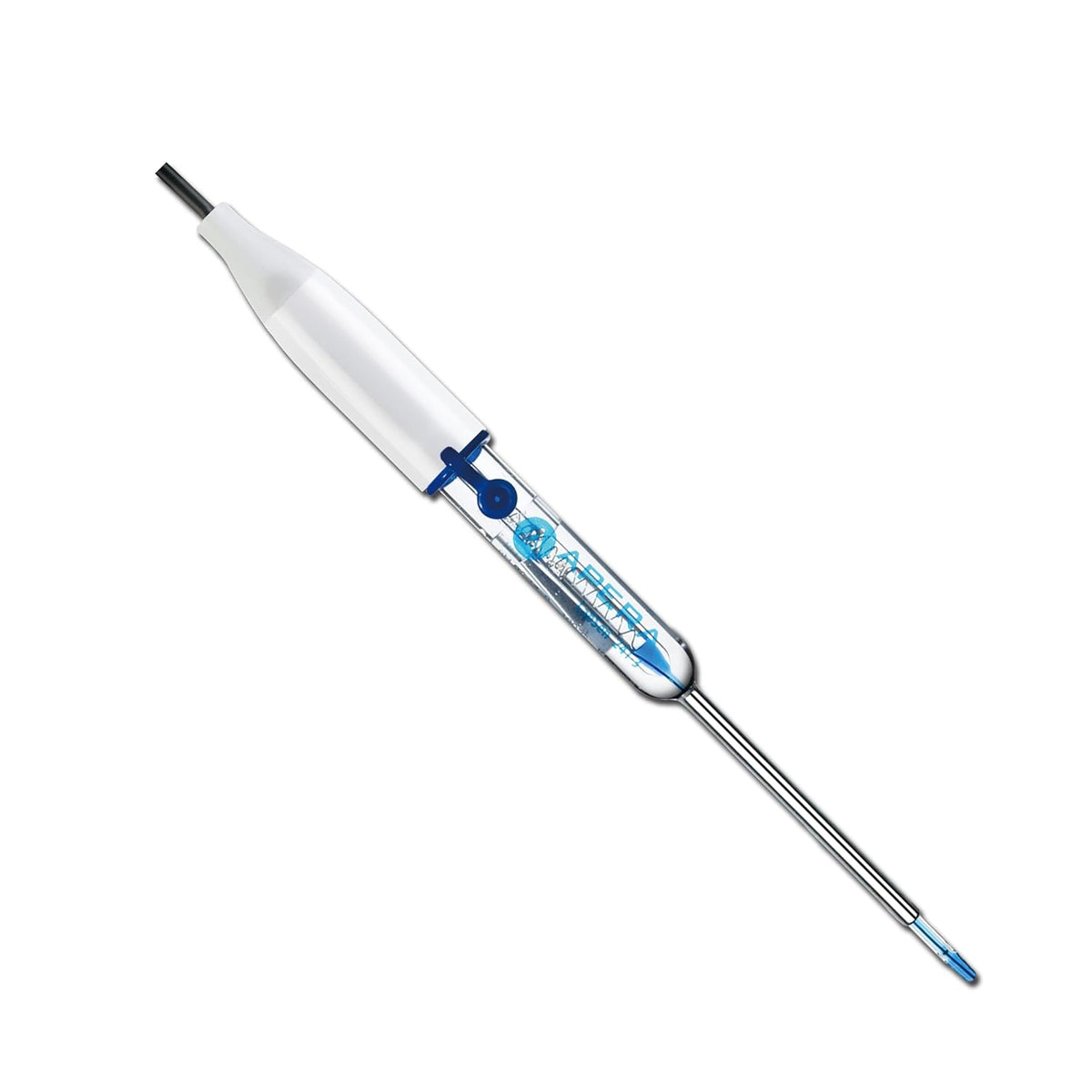 Apera Instruments LabSen 241-3 Professionele pH-combinatie-elektrode voor micro-monsters (> 30 μl), loodvrij glas (meetbereik: 0-14 pH; temperatuurbereik: 0-100 °C)