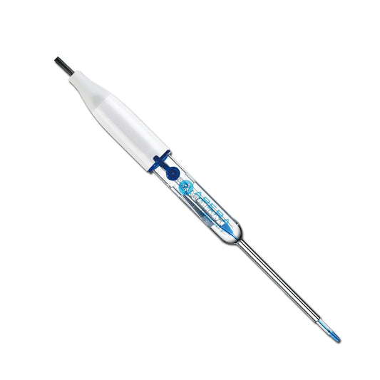 Apera Instruments LabSen 241-3 Professionele pH-combinatie-elektrode voor micro-monsters (> 30 μl), loodvrij glas (meetbereik: 0-14 pH; temperatuurbereik: 0-100 °C)