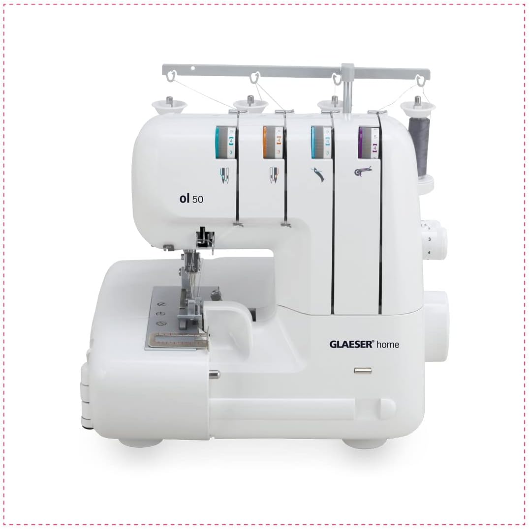 Overlock Naaimachine – Overlock Machine, Overlockmachine, Lockmachine, Afwerkmachine – Naait En Snijdt In Eén Stap – Differentieel Transport