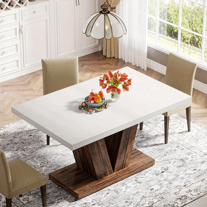 Eettafel – Tafel – Dining Table – Eetkamertafel – Keukentafel – Witbruin Design – Geschikt Voor 4 Personen – Stevig Houten Onderstel