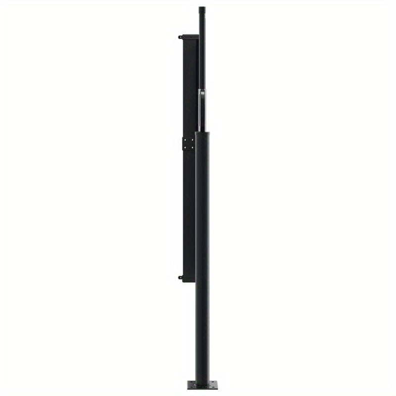 Uitschuifbaar Windscherm – Windscherm Balkon – Windscherm Tuin – Privacy Scherm – 140x600 Cm – Metalen Frame - Antraciet