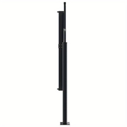 Uitschuifbaar Windscherm – Windscherm Balkon – Windscherm Tuin – Privacy Scherm – 140x600 Cm – Metalen Frame - Antraciet