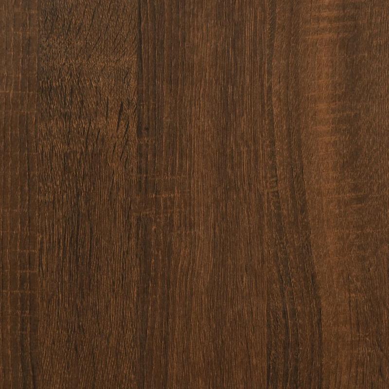 Platenspelerstandaard – Vinylmeubel – Platenkast – Audio Meubel – Bruin Eikenhout – Stevig Multiplex – 84,5x38x89 cm