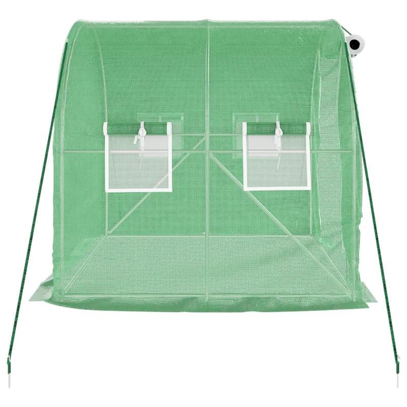 Serre – Tuinkas – Kweekkas – Broeikas – Kas – 4m² - 2x2m – Stevig Metalen Frame – Transparante Kunststof Panelen