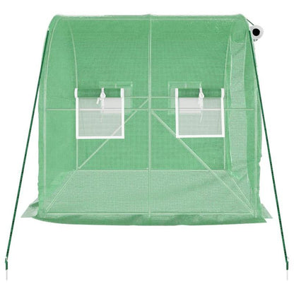 Serre – Tuinkas – Kweekkas – Broeikas – Kas – 4m² - 2x2m – Stevig Metalen Frame – Transparante Kunststof Panelen