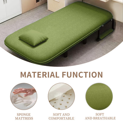 Slaapbank – Bedbank – Sofa Bed – Vouwbank – Logeerbed – Multifunctioneel – Ruimtebesparend Design – Zachte Polyester Bekleding