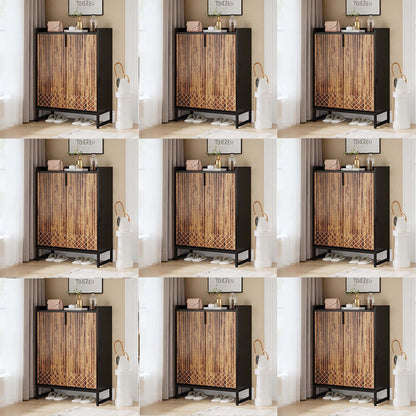 Schoenenkast – Schoenenrek – Schoenopberger – Schoenmeubel – Schoenendecoratie – 25 Paar Capaciteit – Stevig Houten Frame