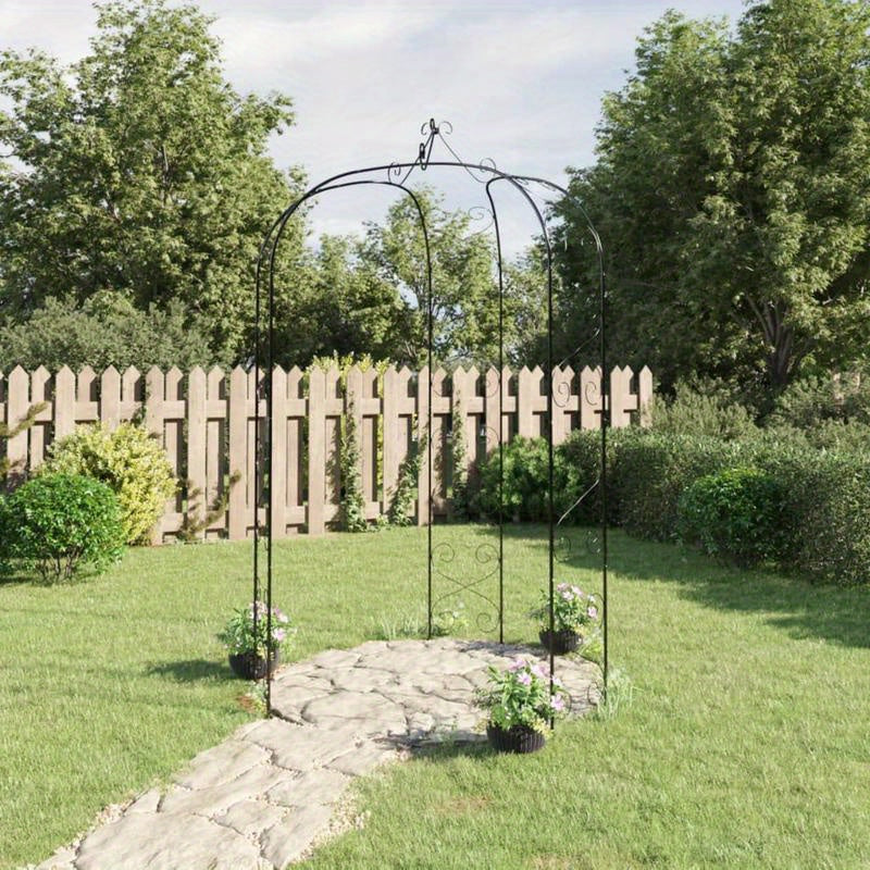 Tuinboog 180x255cm staal zwart