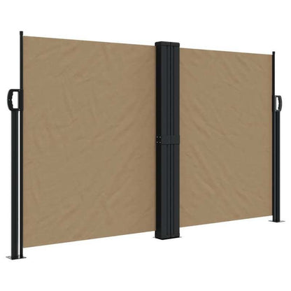 Extendable wind screen 140x1000cm taupe removable temporary outdoor, Vehicle Sun Shade, Sun Blocking Shield, Retractable Design, Fabric Material, Weatherresistant Fabric, Sun Shade Cover, Rv Owners, Camping Enthusiasts