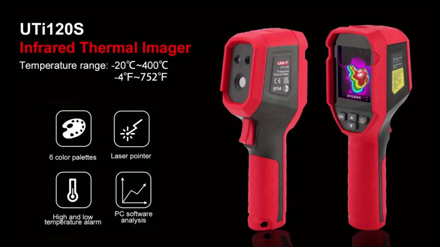 Warmtebeeldcamera – Warmtecamera – Infraroodcamera – Thermische Camera – Warmtebeeld Kijker – 256x192 Resolutie – Temperatuurbereik -20°C tot 550°C
