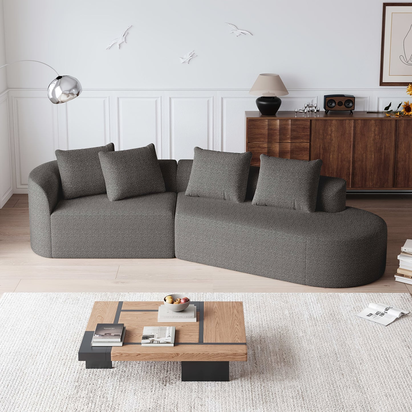Kattenbak Kast – Kattenbak Meubel – Kattenbak Opbergkast – Kattenbakkast Modern – Kattenbak Kast Bamboe – Geurvrij Dankzij Geperforeerde Deur – Ruimtebesparend en Gebruiksklaar zonder Montage