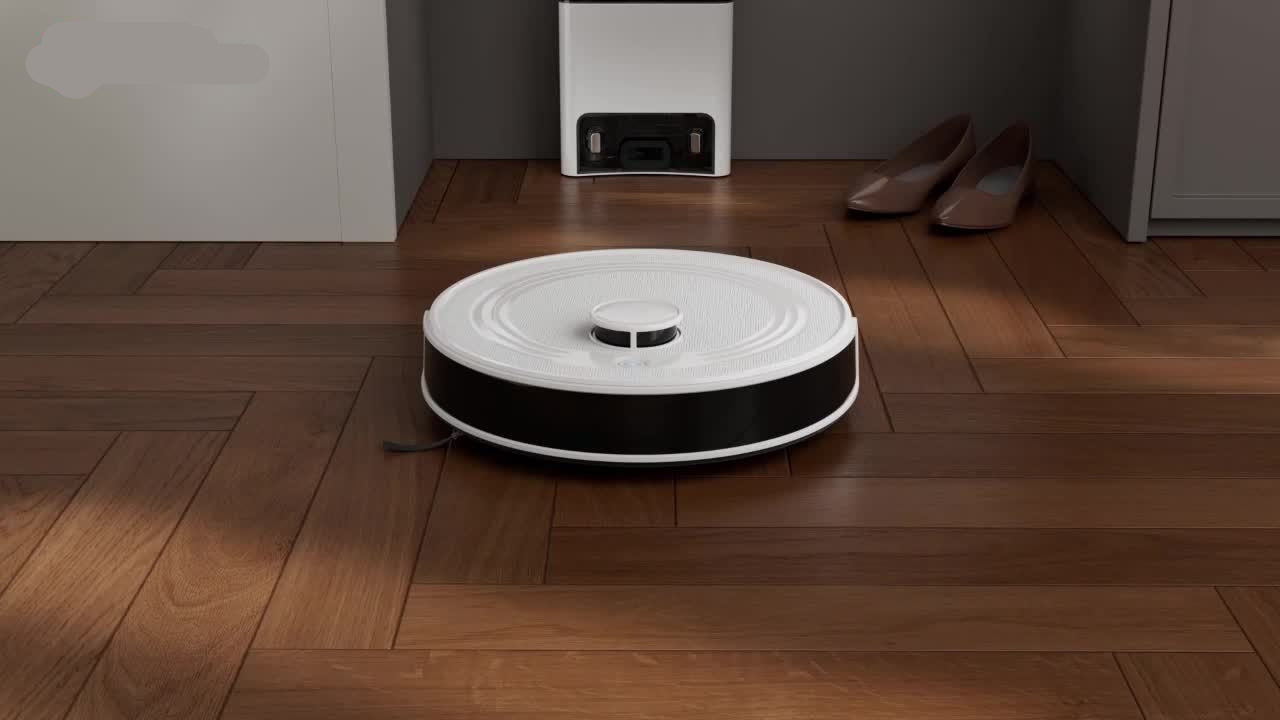 Robotstofzuiger – Robot Cleaner – Robot Veegmachine – Robot Dweilmachine – Slimme Stofzuiger – Zwart – 5200 mAh Batterij – 3D Obstakelvermijding