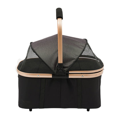 3-in-1 Heavy-Duty Two-Tier Pet Stroller Compatible for Dogs & Cats - Heavy-Duty Oxford Fabric & Frame, Spacious 2-Tier Kennel with Ventilation, Design & All-Terrain Wheels - Lightweight Portable Cart for Twins/Pets