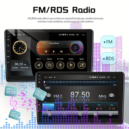 Android Carplayer – Multimedia Systeem – Autoradio – Navigatie Unit – Touchscreen Radio – 9 Inch HD Scherm – Draadloze CarPlay & Achteruitrijcamera – Android 15 Update – 4GB RAM 64GB Opslag